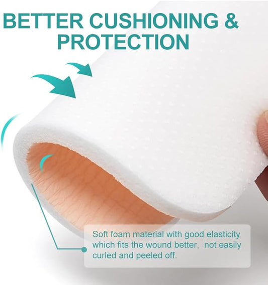 Dimora Silicone Foam Dressing Without Border 3"x 3" 3" Highly 10 Pack
