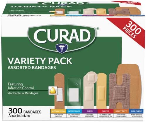 Curad Assorted Bandages Variety Pack 300