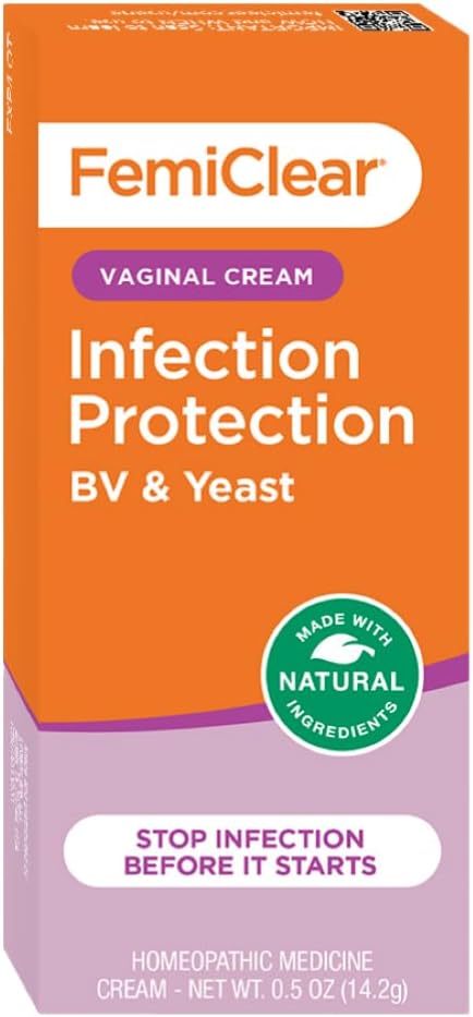 FemiClear BV & Yeast Infection Cream - Natural Homeopathic Feminine Care & Protection