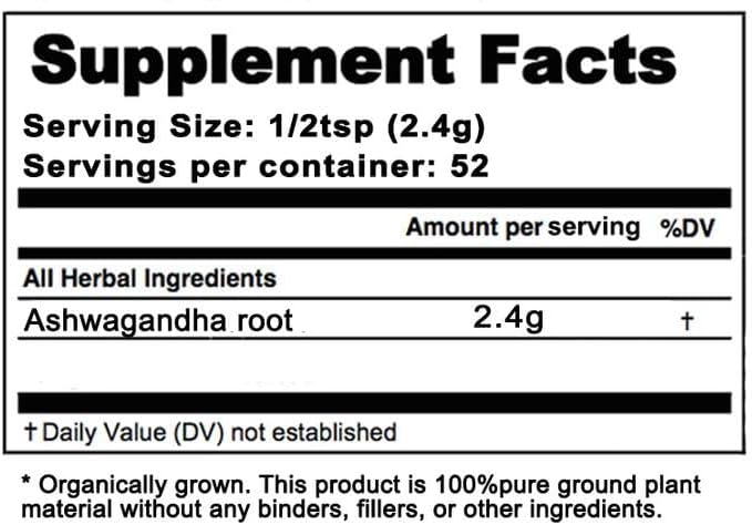Anima Mundi Ashwagandha Powder (4oz / 113g)