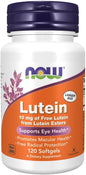 NOW Supplements, Lutein 10 mg 10 mg 120 Softgels