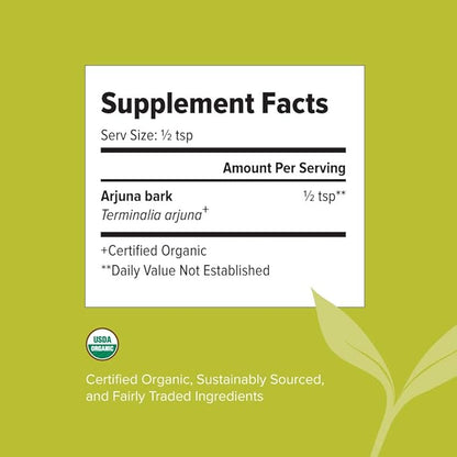 Banyan Botanicals Organic Arjuna Powder ­­– 1 lb.