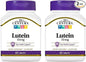 21st Century Lutein 10 mg Tablets, 60 Count 2)