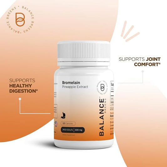 Bromelain 500mg, 120 Capsules