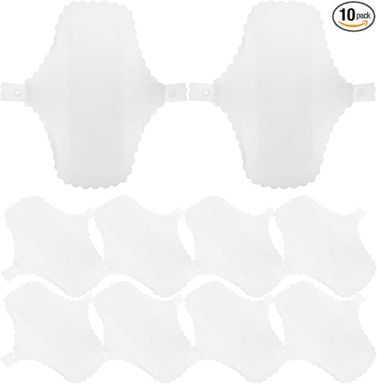 KESYOO Cloth Menstrual Pads Reusable Panty 10Pcs Reusable