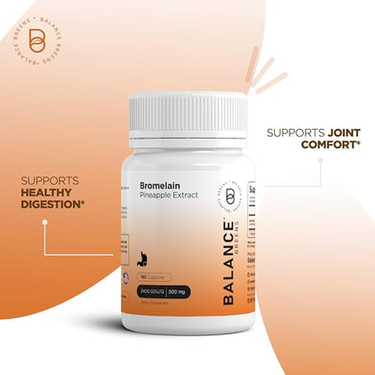 Bromelain 500mg, 180 Capsules