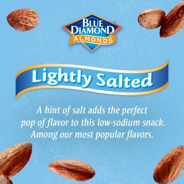 Blue Diamond Almonds, Lightly Salted, Low 6 Ounce