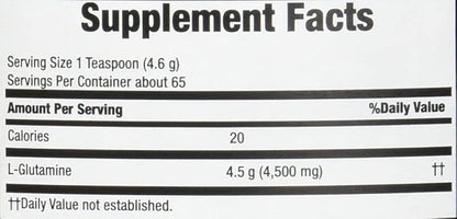 Body Fortress Pure Glutamine Powder, 10.6