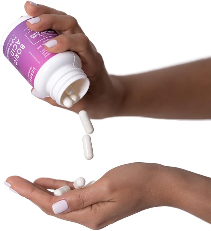 Seroflora Boric Acid Vaginal Suppositories 28 Suppositories 7 Applicators