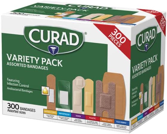 Curad Assorted Bandages Variety Pack 300