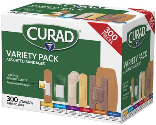 Curad Assorted Bandages Variety Pack 300
