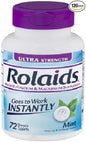 Rolaids Antacid / Dietary Supplement 72 Chewable 2