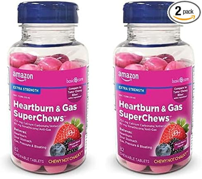 Amazon Basic Care Heartburn & Gas 82 Count 2)