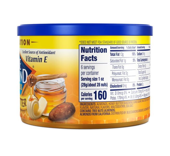 Blue Diamond Almonds, Snack Nut Flavored 6 Ounce