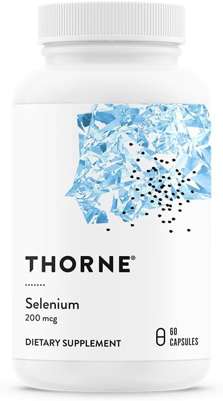 THORNE Selenium - 200 mcg Selenium Supplement for Antioxidant Support* - 60 Capsules