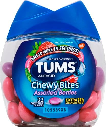 TUMS Chewy Bites Antacid Tablets 32 Count 2)