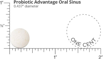 Healthy Directions Dr. David Williams' Probiotic Advantage Oral Sinus Probiotics for Your Mouth, Teeth, and Gums, Sugar-Free, Natural Cinnamon Flavor, 50 Lozenges (50-Day Supply)