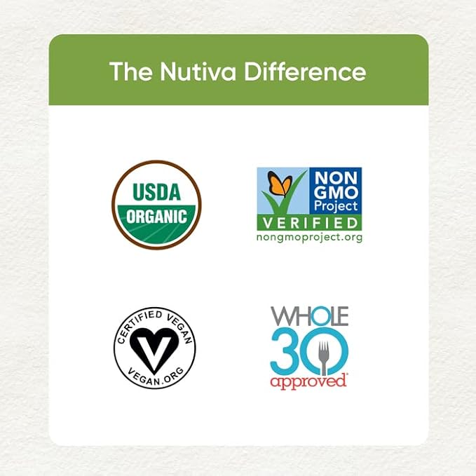 Nutiva Organic Cold-Pressed Raw Hemp Seed 3 Pound, 30 Approved,