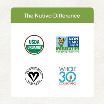 Nutiva Organic Cold-Pressed Raw Hemp Seed 3 Pound, 30 Approved,