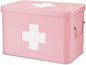 Flexzion First Aid Box Organizer Empty 13" Pink