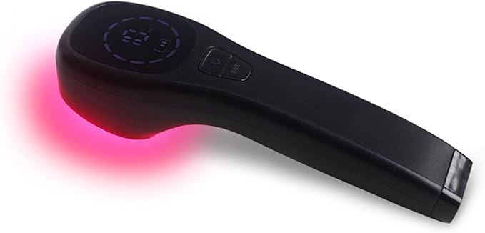 YJT Red Light Therapy Device 650nm and 808nm (Two*808nm) (Two*808nm) (Black)