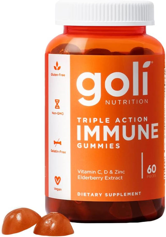 Goli Immune Vitamin Gummy 60 Count 1