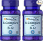 Puritan's Pride Vitamin B-Complex and Vitamin B-12, 180 180 Count 2)