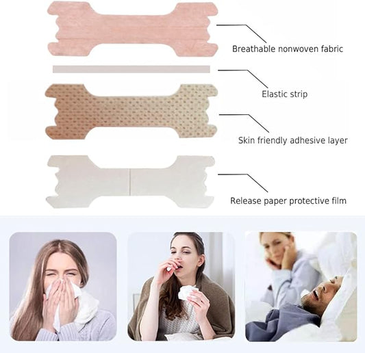 500 Pcs Nasal Strips for Reduce 55mm*16mm