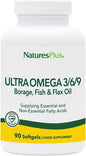 Natures Plus Ultra Omega 3 6 9-1200 mg, 90 Softgels 90 Servings