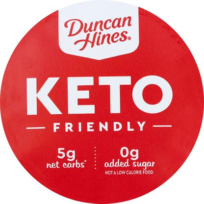 Duncan Hines Keto Friendly Dessert Cups Walnut Fudge Brownie Mix, 2.5 oz (Pack of 4)