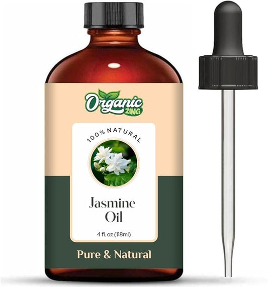 Jasmine (Jasminum Officinale.) Oil | Pure & Natural Essential Oil for Skincare, Massage, Aroma and Diffusers - 118ml/3.99fl oz