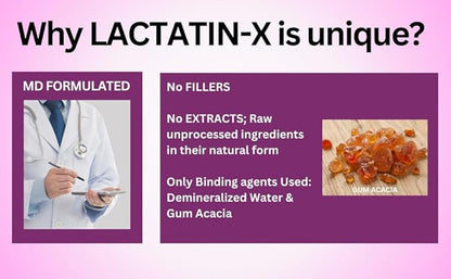 Lactatin - X - MD Formulated, 1500 Mg/Serving, 120 Vegan