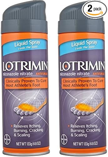 Lotrimin Anti-Fungal Spray Liquid 4.6 oz 2)