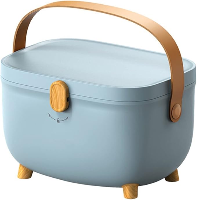 BigKing Oval Medicine Storage Box, Plastic