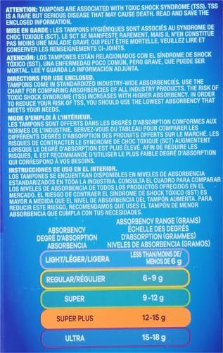 Tampax Pearl Tampons Super Plus Absorbency, 50 Count 2)