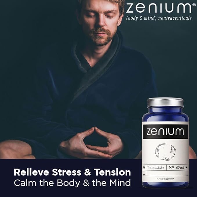 Relieve Stress, Tension, Worry, Nervousness, & Irritability |60 Capsules