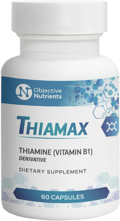 Thiamax Vitamin B1 (Thiamine TTFD) Capsules, 100mg, 60 60 Count