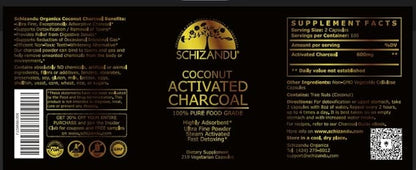 Activated Coconut Charcoal Capsules- Supports Health - Vegan, Organic, Non-GMO, No Additives - X-Large Bottle 210 Count - Pack of 3
