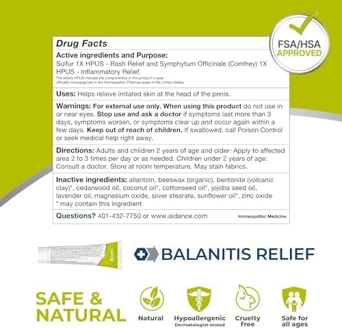 terrasil Balanitis Relief + Cleansing Soap 2-Product Kit (14g Tube