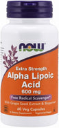 NOW Supplements, Alpha Lipoic Acid 600 60 Count 1)
