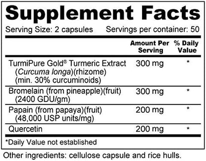 Repair Plus Featuring TurmiPure Gold Turmeric (100 Capsules)