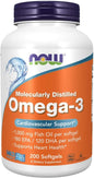 NOW Supplements, Omega-3 180 EPA / 120 DHA, 200 Softgels
