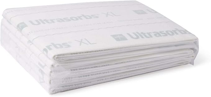Medline Ultrasorbs Advanced+ Premium Underpads 400 lbs, 40x57 Inches 60
