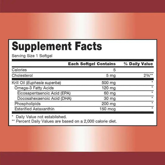 Kirk-Land Signature Krill Oil 500 mg., 160 Softgels Omega-3 Fatty 160 Days