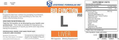 Systemic Formulas L 60 Capsules #60. Liver