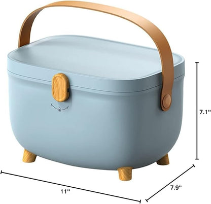 BigKing Oval Medicine Storage Box, Plastic