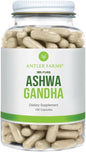 Antler Farms - 100% Pure Organic 130 Capsules, 1200mg – 5% withanolides,