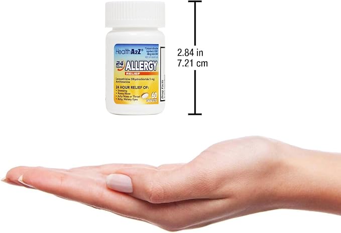 HealthA2Z® Allergy Relief 5mg | 24 Hours (60 Counts)