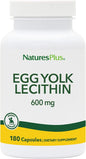 Natures Plus - Egg Yolk Lecithin 600 mg, 180 Vegetarian