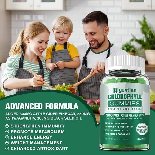 Sugar Free Chlorophyll Gummies C、B12 - 120 Gummies
